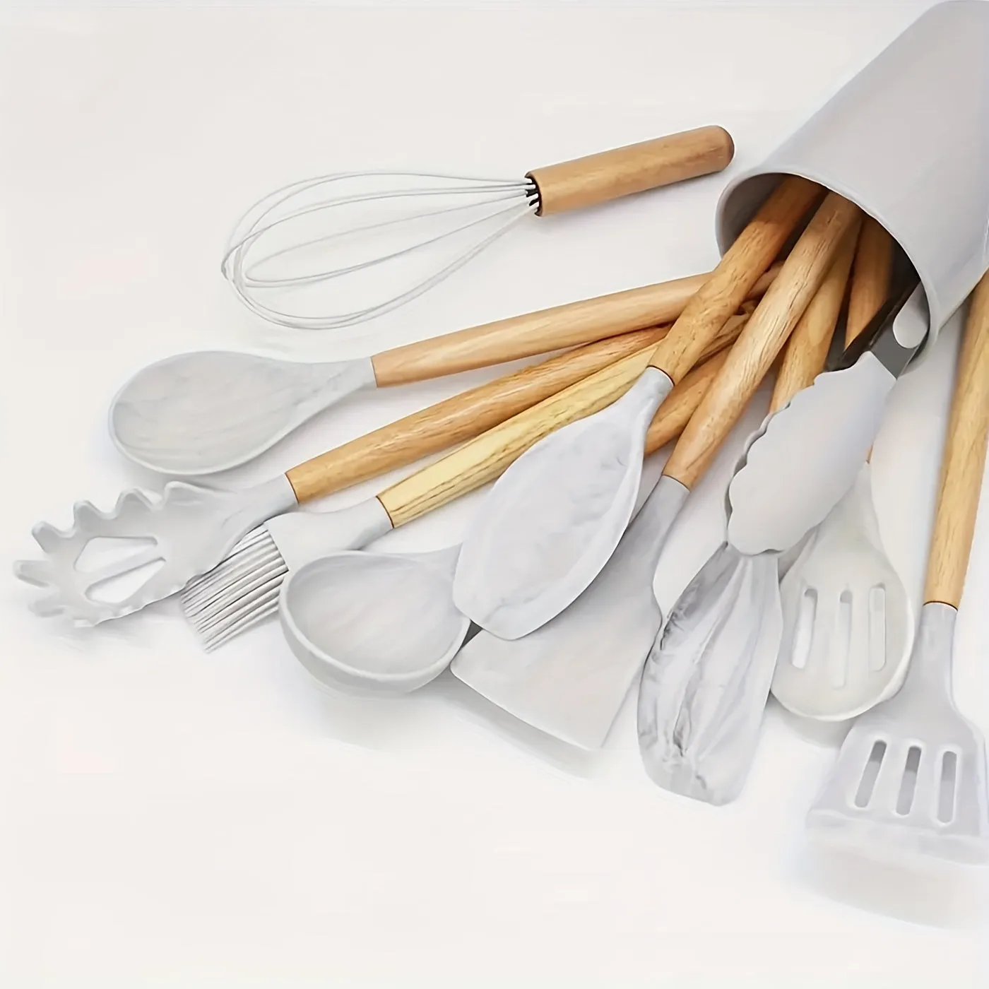 12pcs Silicone Utensil Set Safe NonStick Kitchen Essentials