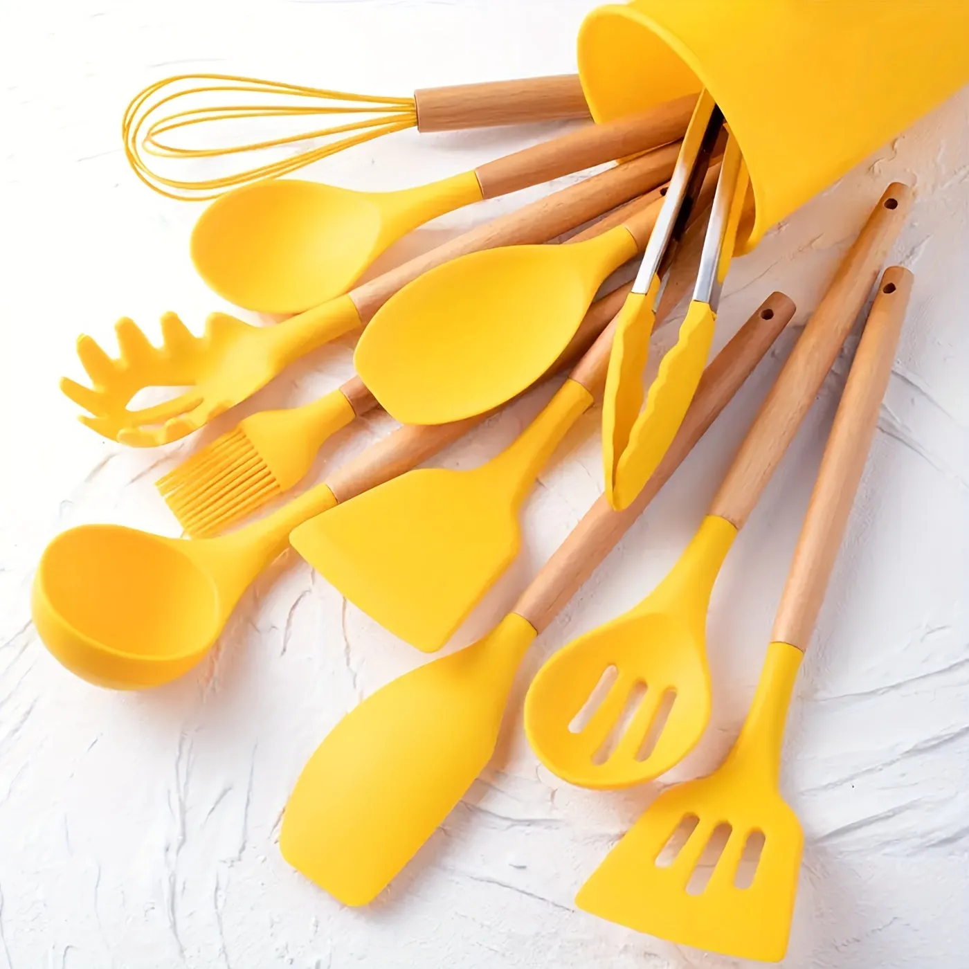 12pcs Silicone Utensil Set Safe NonStick Kitchen Essentials