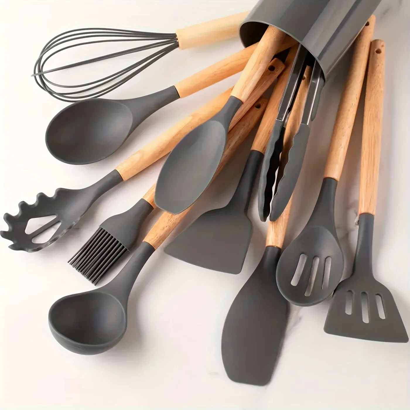 12pcs Silicone Utensil Set Safe NonStick Kitchen Essentials