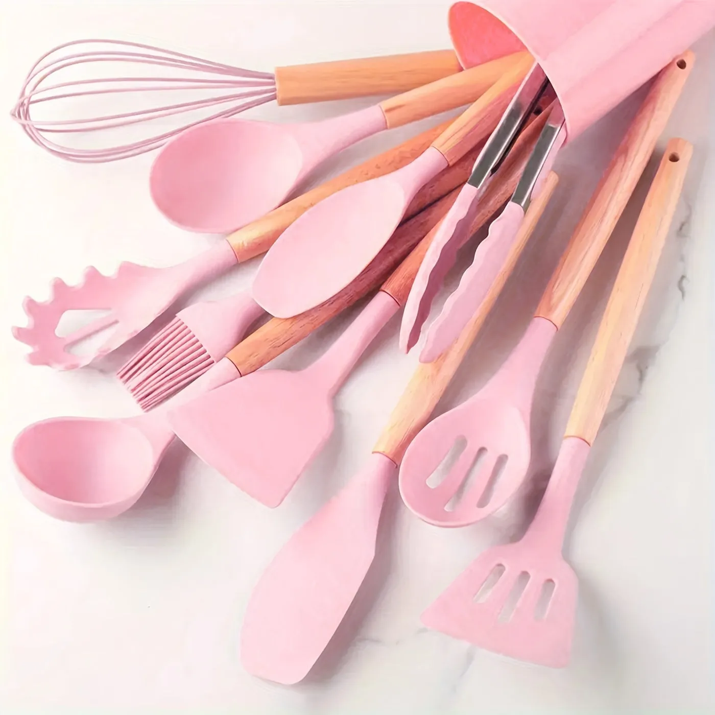 12pcs Silicone Utensil Set Safe NonStick Kitchen Essentials