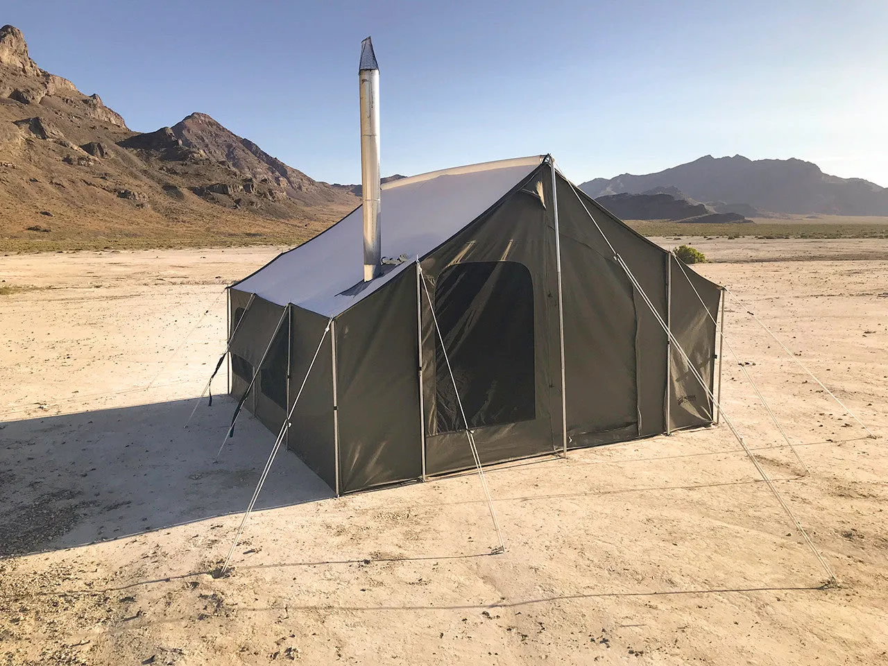 12x12 Cabin Lodge Tent SR (Stove Ready)