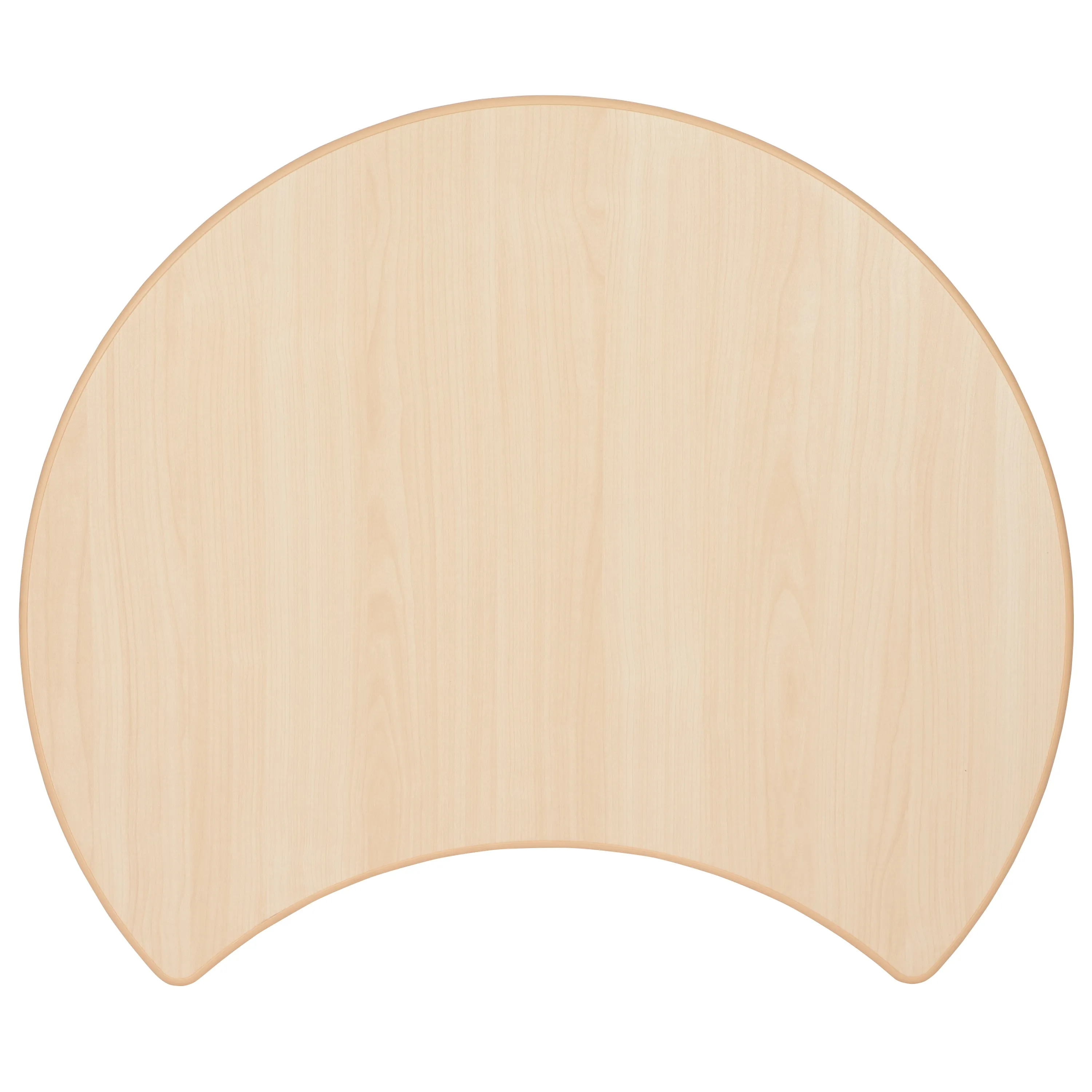 25x35 Crescent Natural Table YU-YCY-093-CIR-TBL-NAT-GG