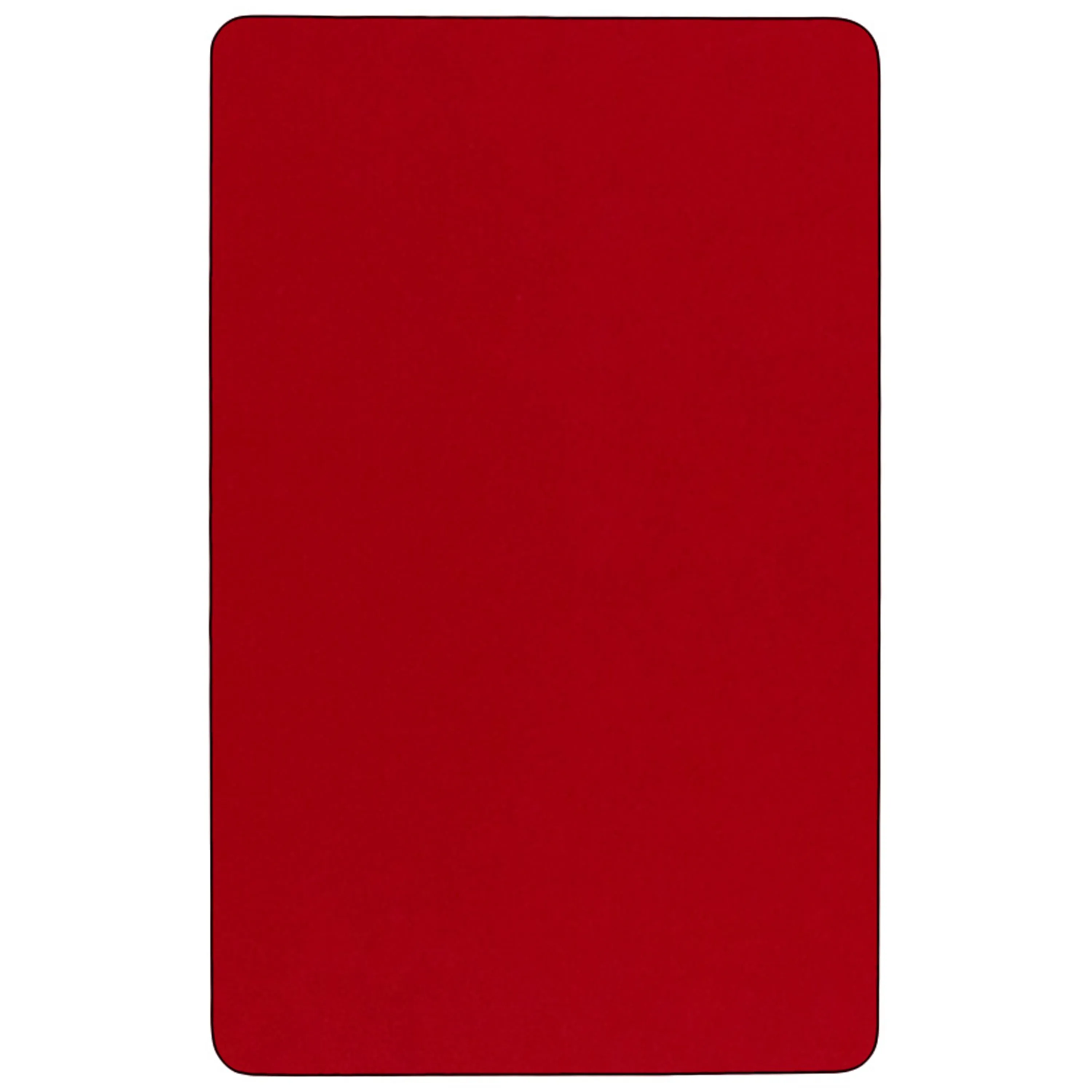 30x72 REC Red Activity Table XU-A3072-REC-RED-T-P-CAS-GG