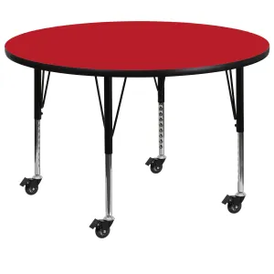 48 RND Red Activity Table XU-A48-RND-RED-H-P-CAS-GG