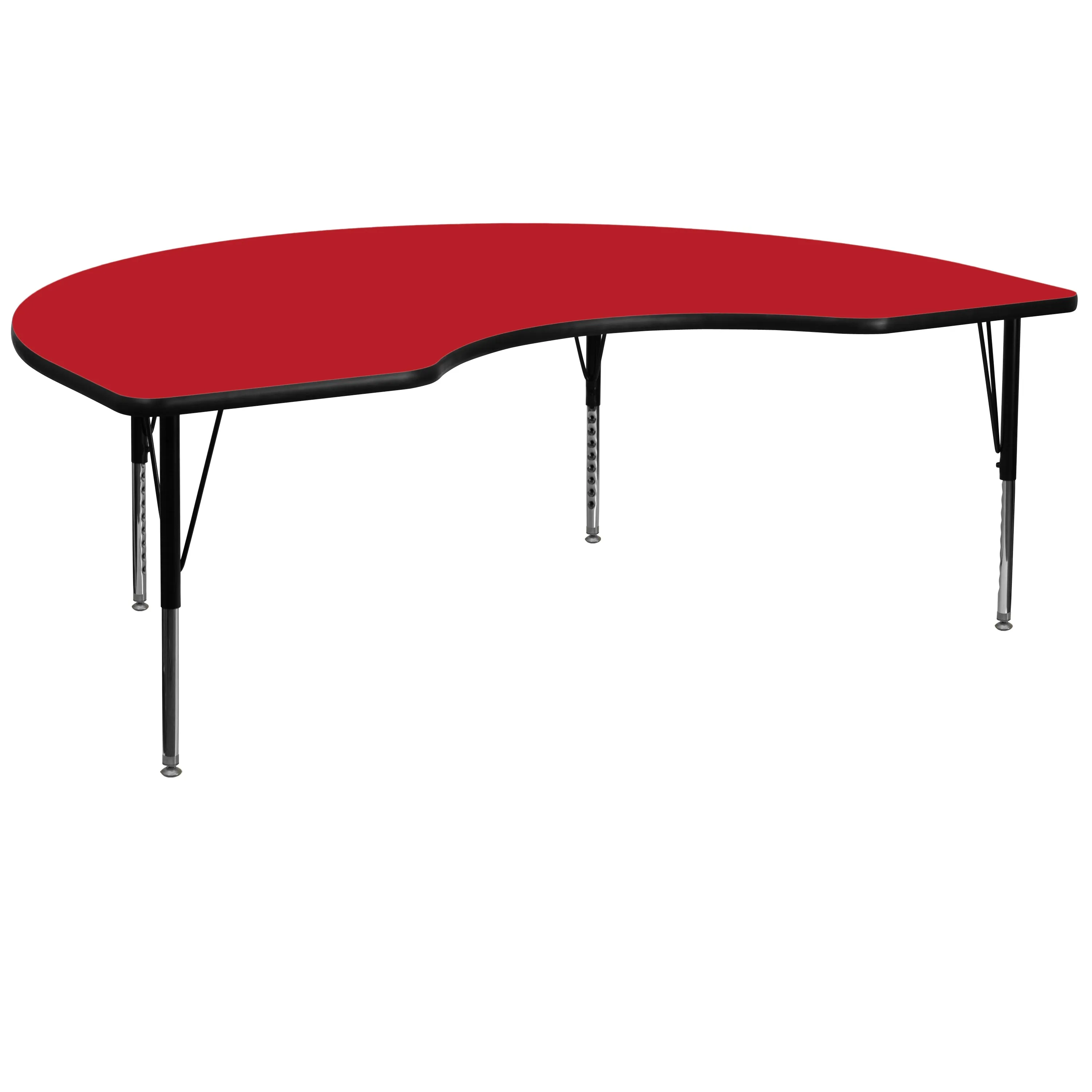 48x72 KDNY Red Activity Table XU-A4872-KIDNY-RED-H-P-GG