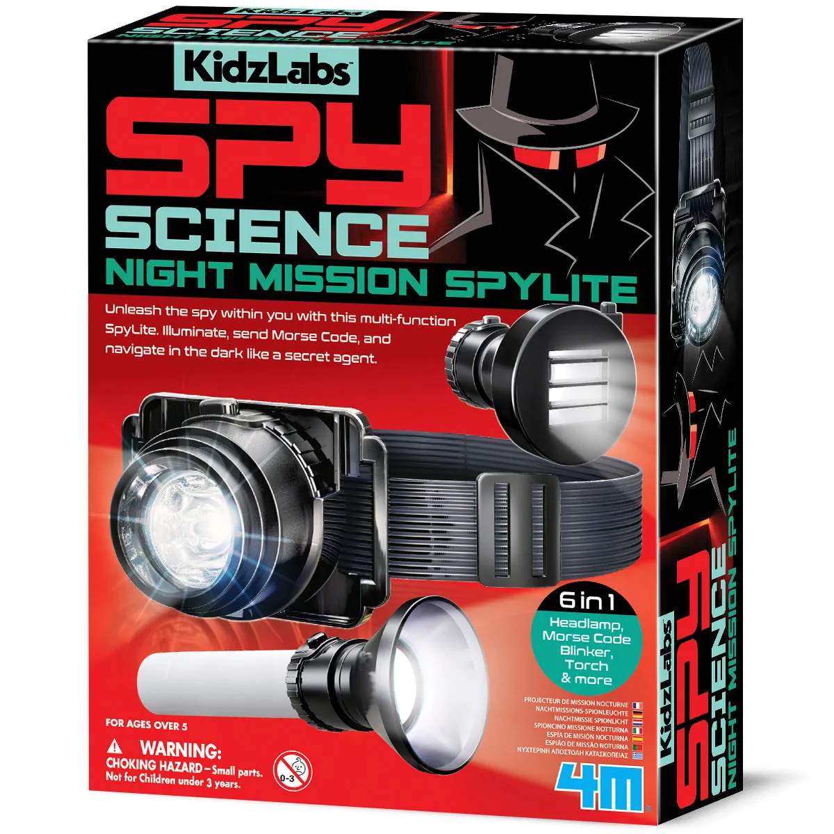 4M - Kidzlabs - Spy Science Night Mission Spylite