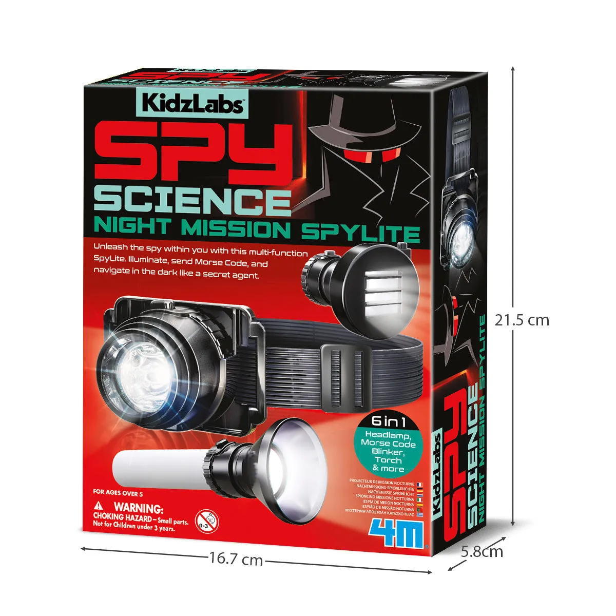 4M - Kidzlabs - Spy Science Night Mission Spylite