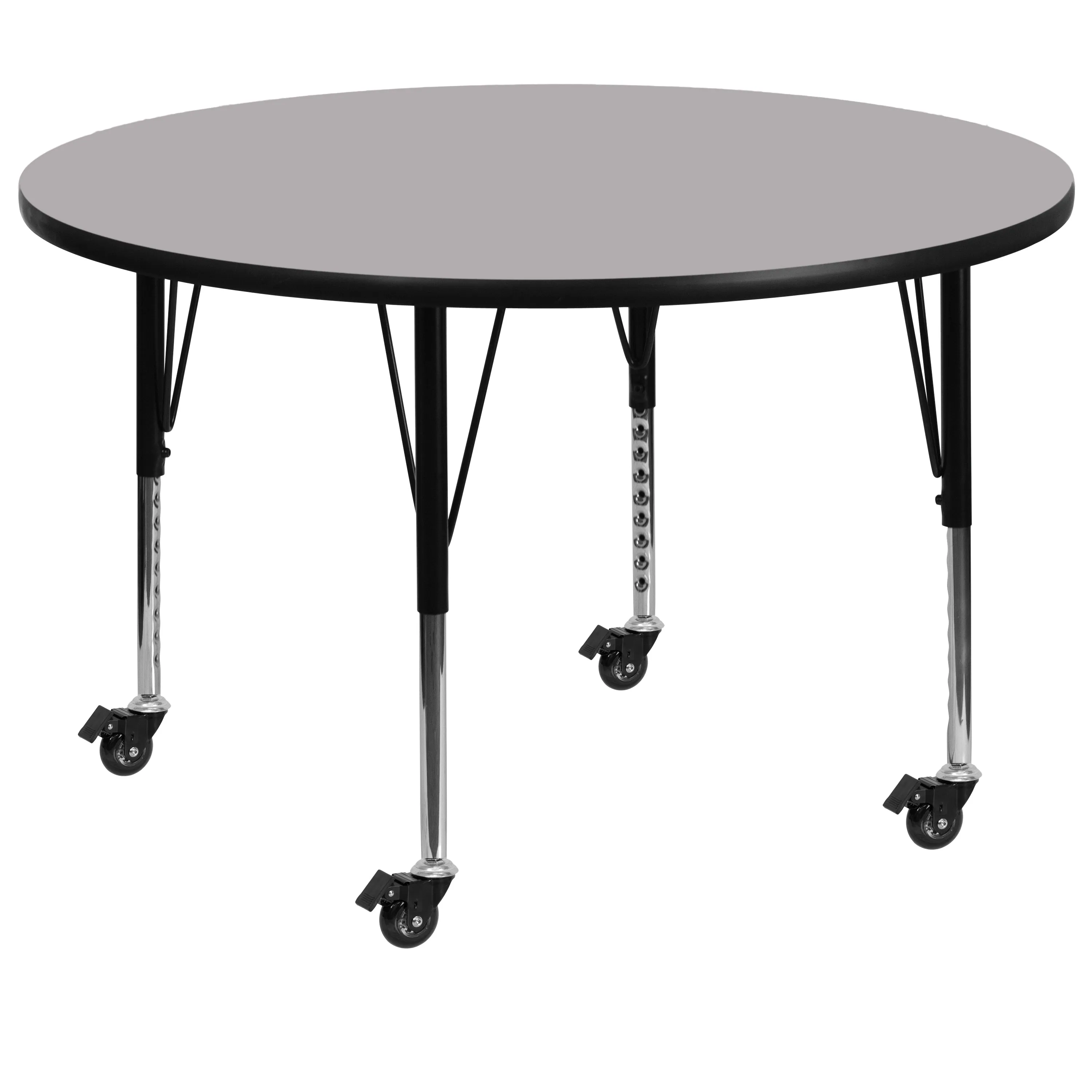 60 RND Grey Activity Table XU-A60-RND-GY-T-P-CAS-GG