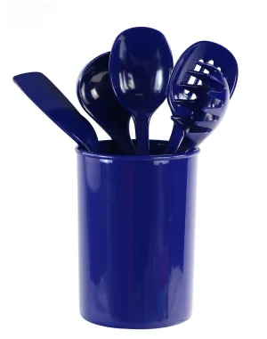 6pc Utensil Set, Indigo