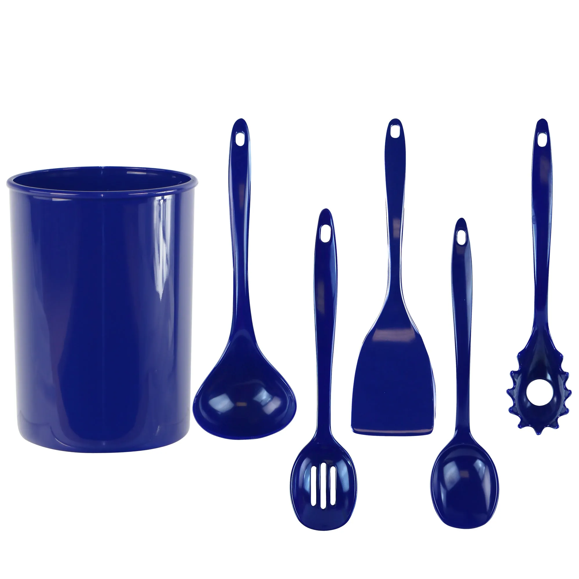 6pc Utensil Set, Indigo