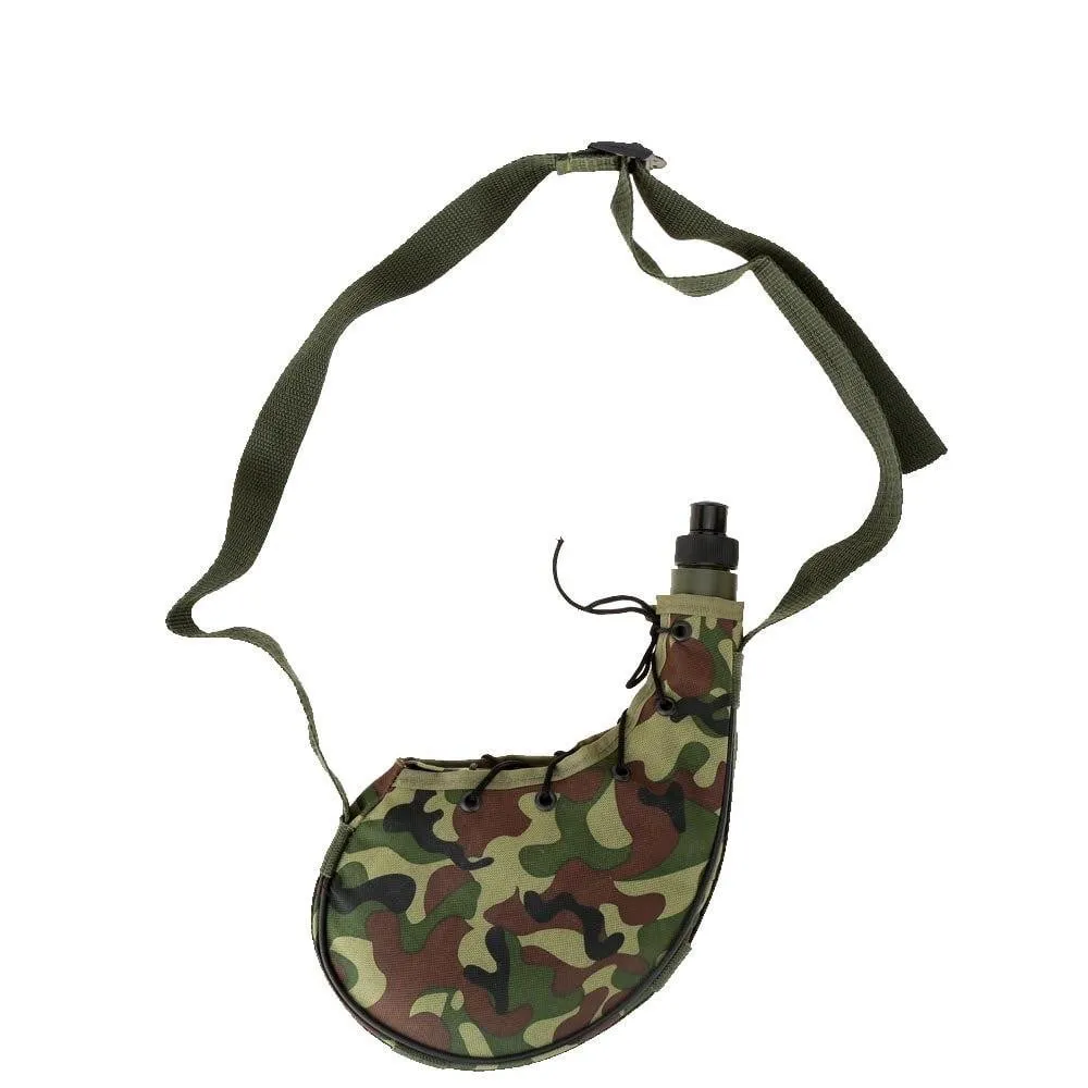 750ml Wine Skin Bota Botha Bag Water Bottle Outdoor Camping Camouflage Canteen