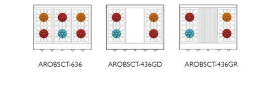 American Range AROBSCT436GDN Cuisine Sealed-Burner Rangetops 36" Natural Gas