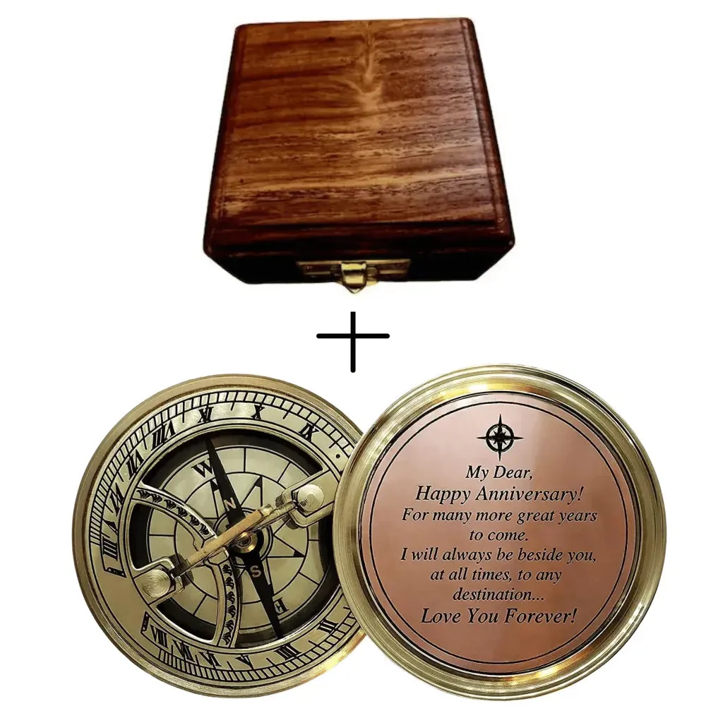 Anniversary Sundial Compass SBC02