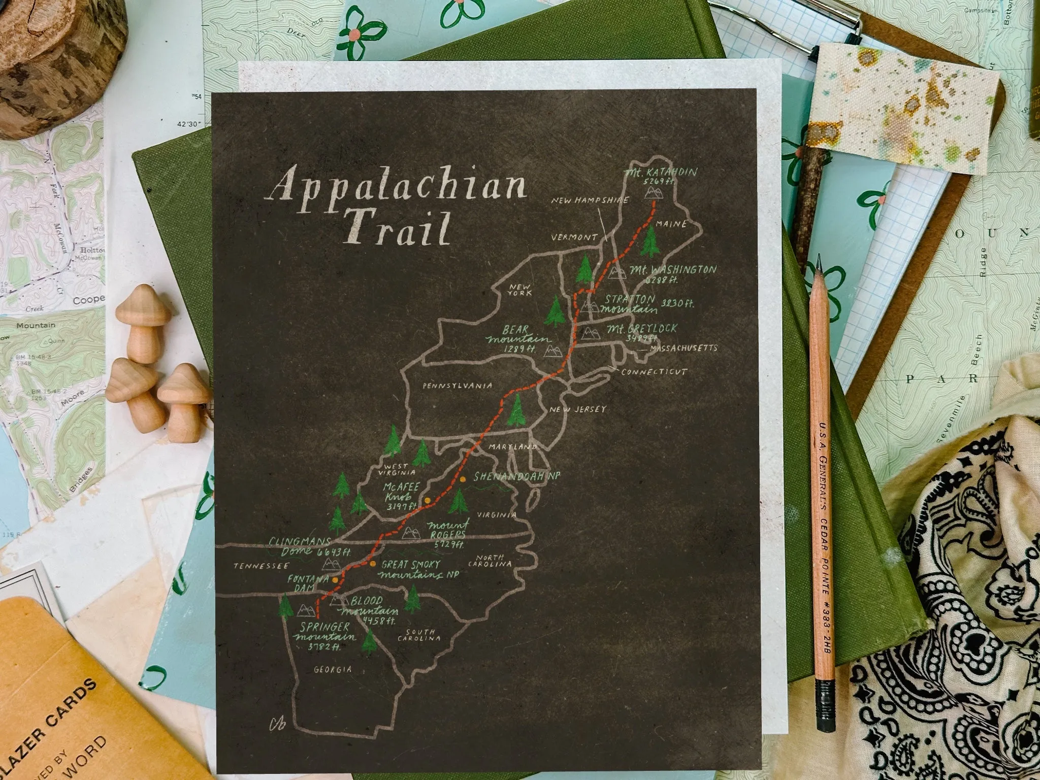 Appalachian Trail Map