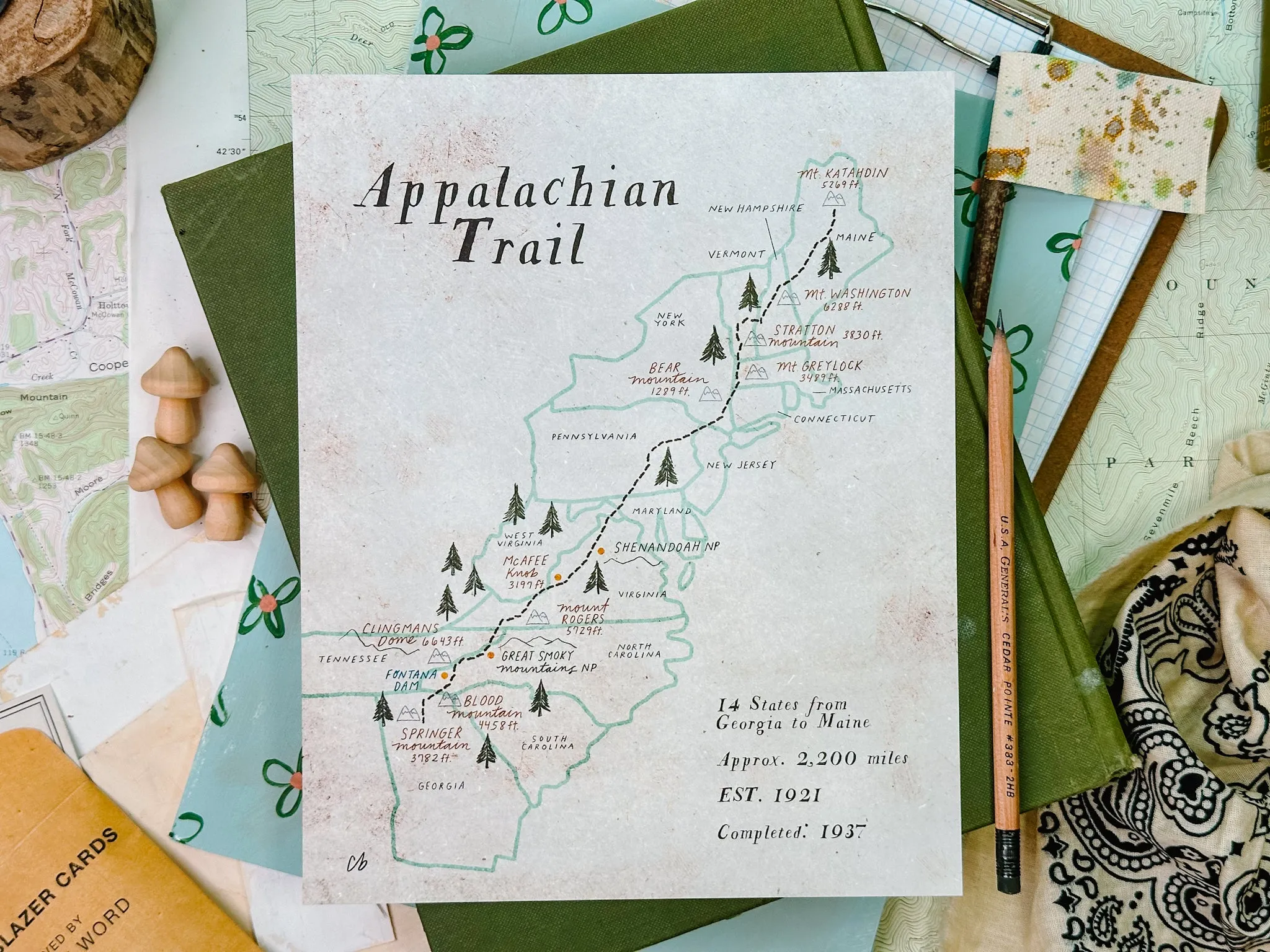 Appalachian Trail Map