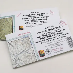 Appalachian Trail Maps (12, 13)- George Washington National Forest