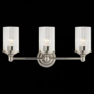 Ava Triple Sconce-Polished Nickel