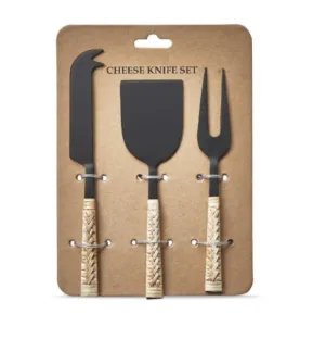 Bamboo Handle Cheese Set