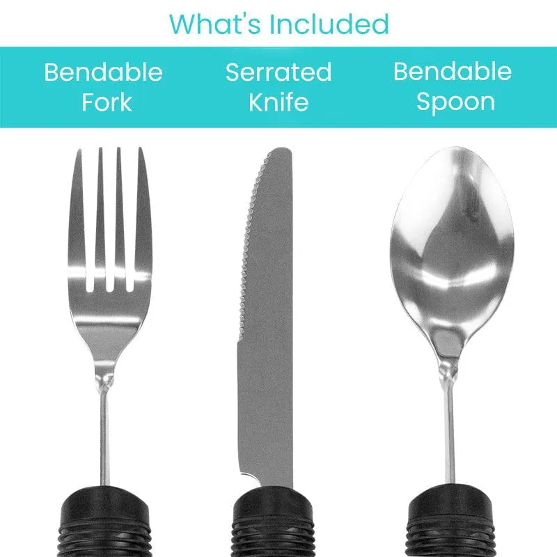 Bendable Adaptive Utensil Set