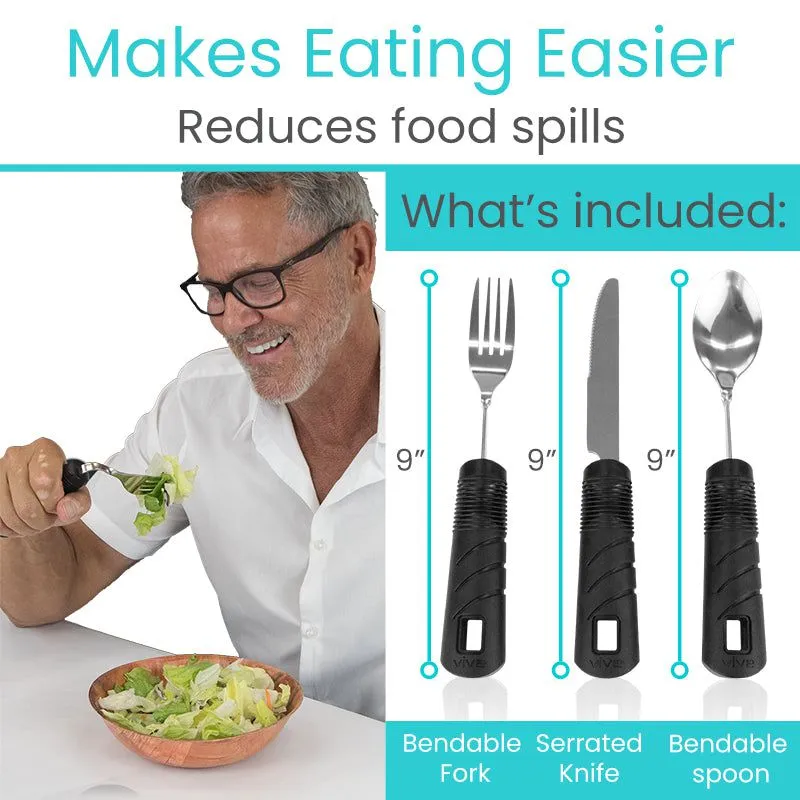 Bendable Adaptive Utensil Set