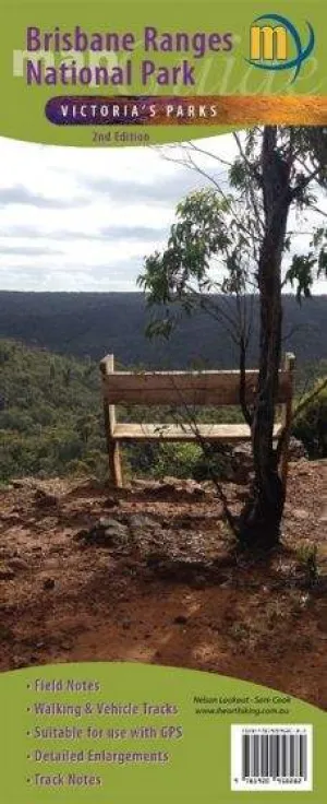 Brisbane Ranges National Park Map Guide Road Map (2nd Edition) by Meridian Maps (2015)