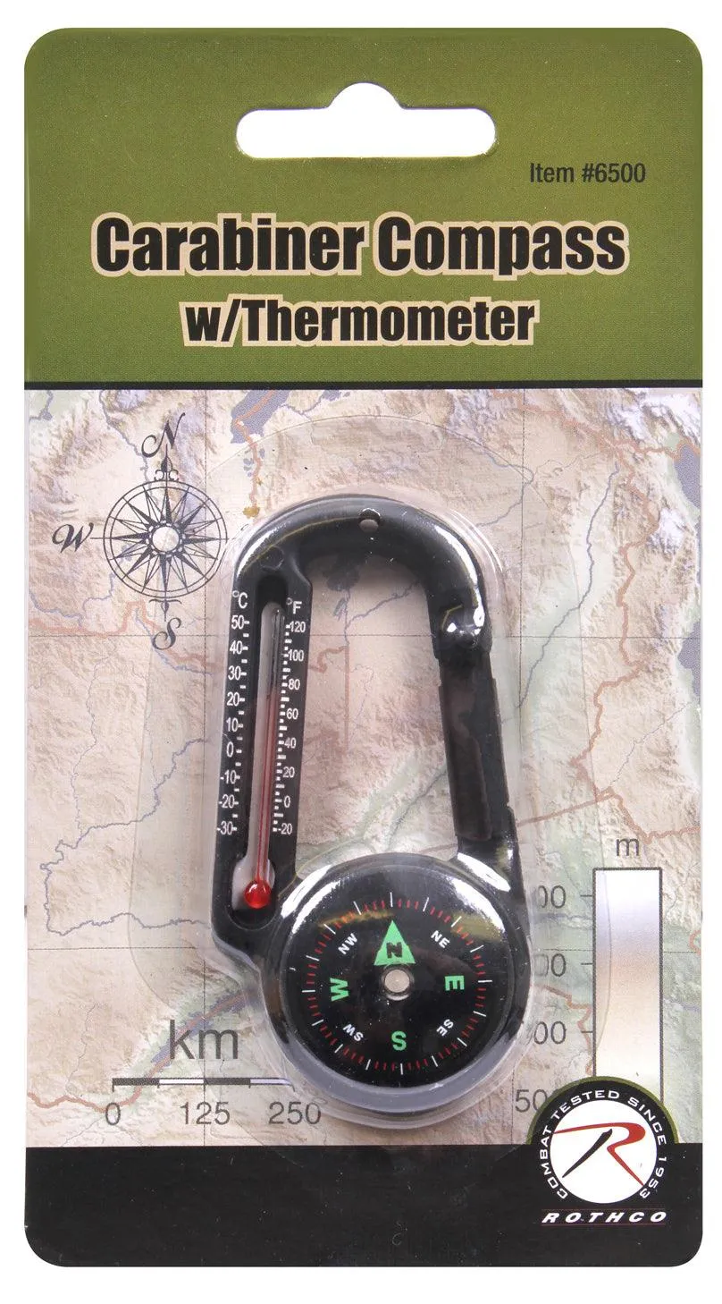 Carabiner Compass/Thermometer