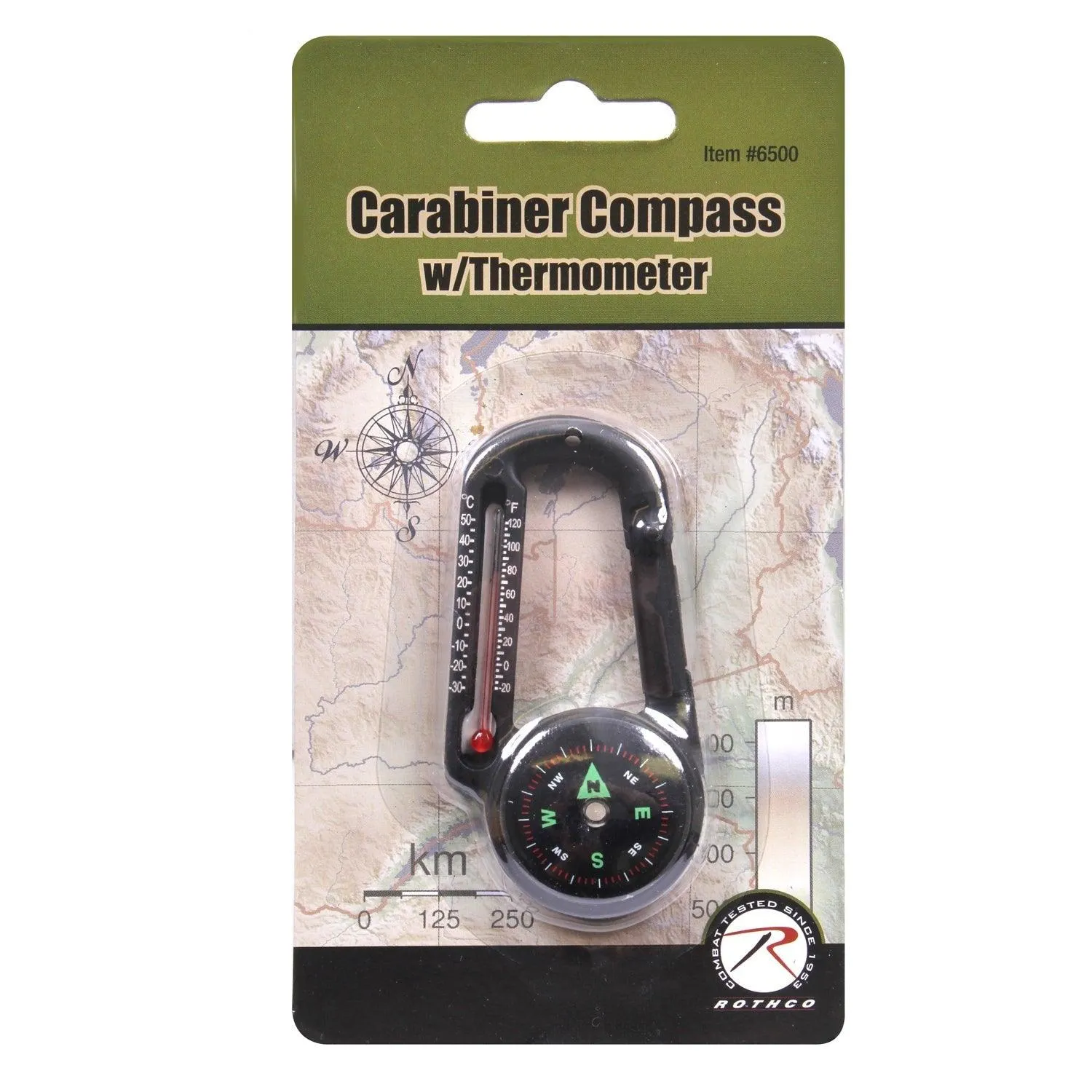 Carabiner Compass/Thermometer