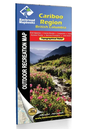 Cariboo Region BC Waterproof Map