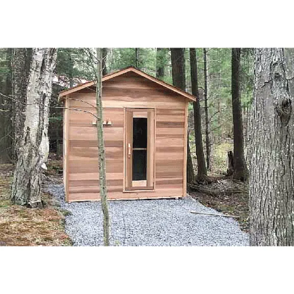 Dundalk LeisureCraft Clear Cedar Outdoor Cabin Sauna