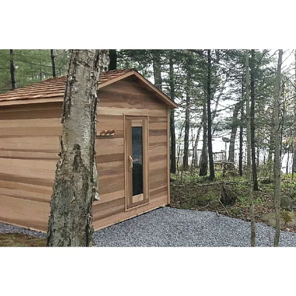 Dundalk LeisureCraft Clear Cedar Outdoor Cabin Sauna