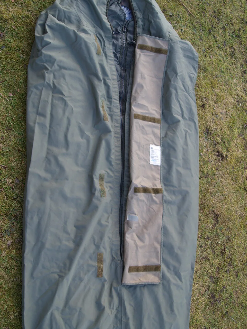 Dutch M90 NATO issue Olive Green "Gore-tex" Military Bivvy Bag - used condition