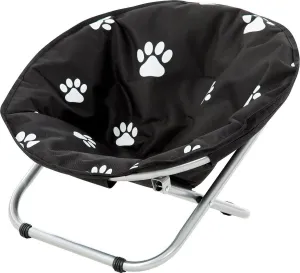 Etna Paw Print Round Folding Pet Cot Paw Pattern Mini Chair Collapsible