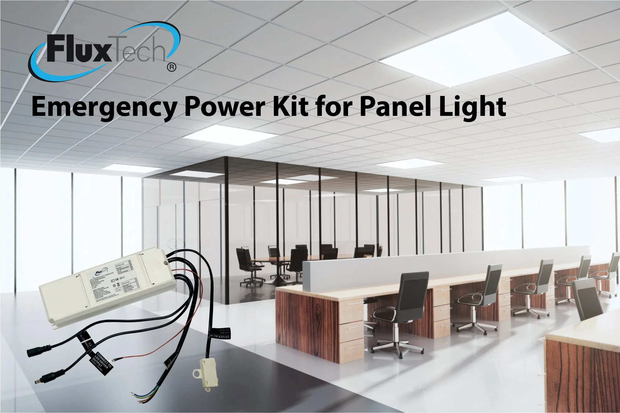 FluxTech - 3W Emergency Power Pack for LED Panel Light