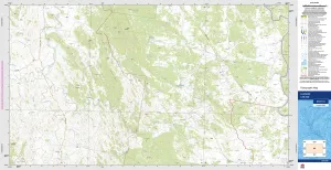 Glenirie 9037-1N Topographic Map 1:25k