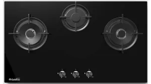 Goldline 900mm 3 Burner Dual Control Gas Cooktop GLS3-90B1