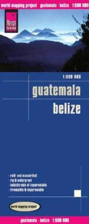 Guatemala & Belize Road Map (4th Edition) by Reise Know-How (2014)