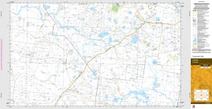 Gunbar 7929-N Topographic Map 1:50k