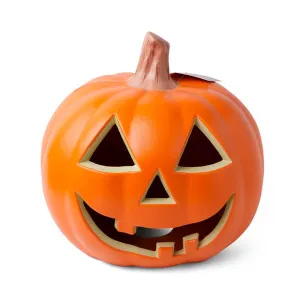 Halloween Outdoor Jack O Lantern with Light Opening 17in