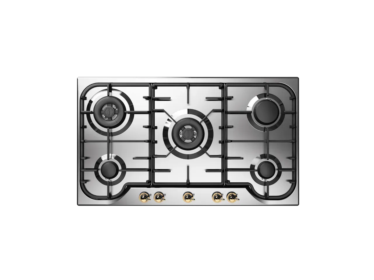 ILVE Nostalgie 90 cm enamelled steel 5 burners gas hob