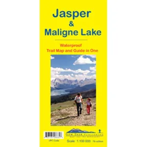 Jasper/Maligne Lake Waterproof Map