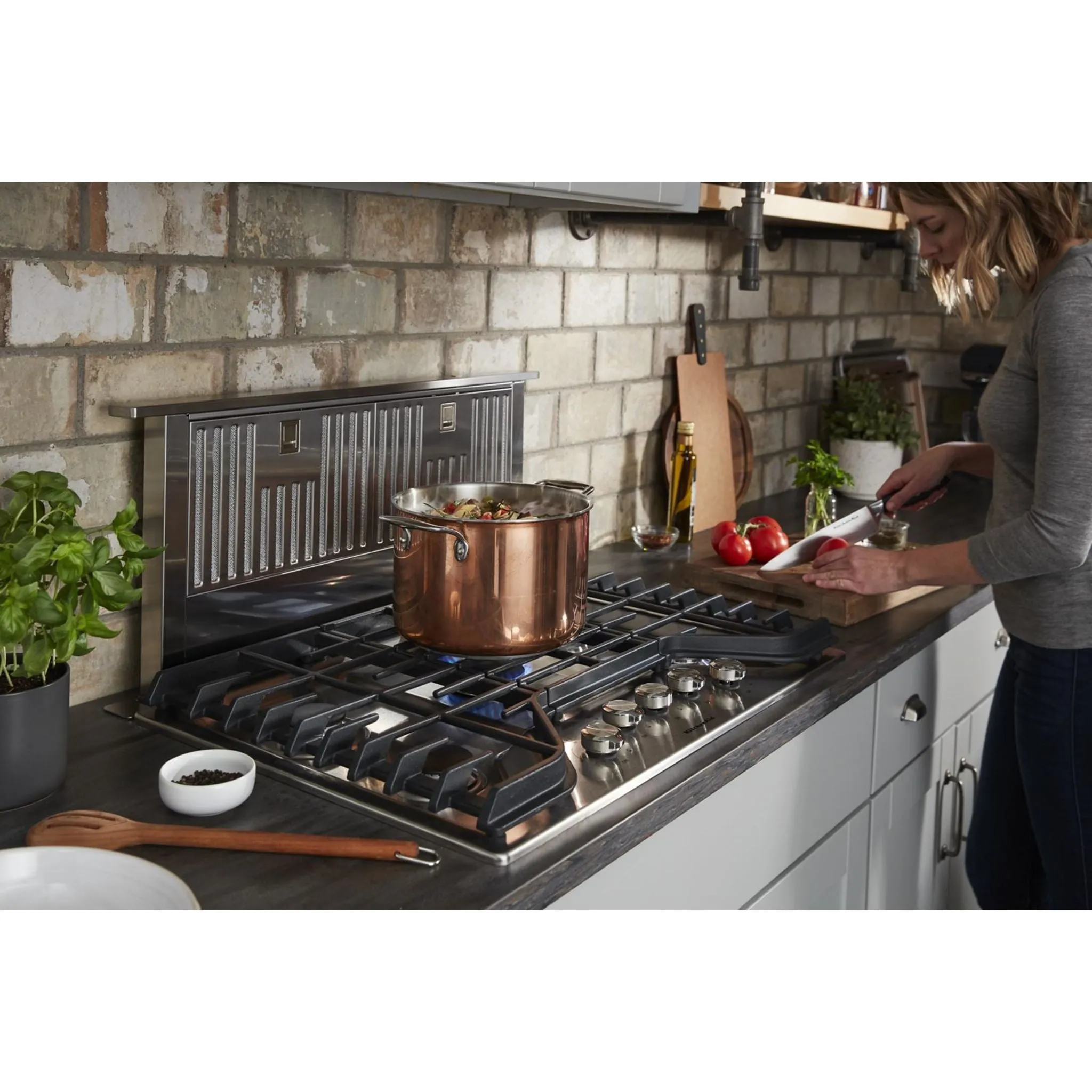 KitchenAid  30" 5-Burner Gas Cooktop (KCGS350ESS)