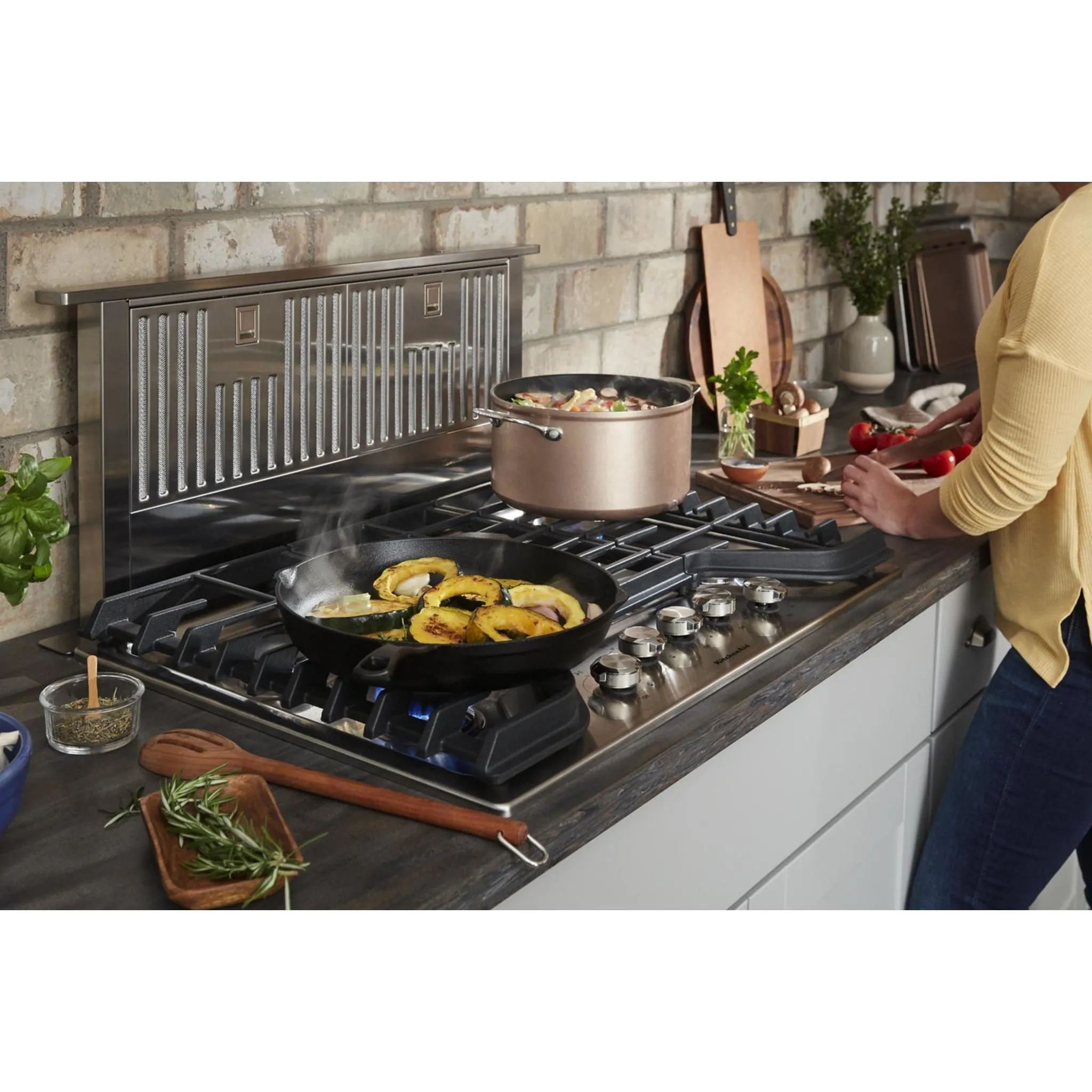 KitchenAid  30" 5-Burner Gas Cooktop (KCGS350ESS)