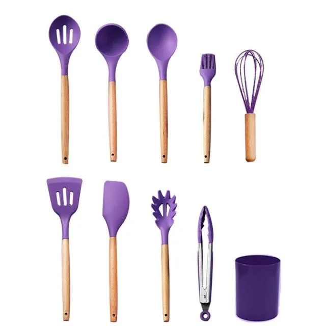 Kitchenware Cooking Utensil Set Heat Resistant Kitchen Cooking Utensil