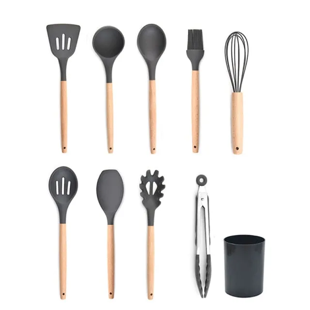 Kitchenware Cooking Utensil Set Heat Resistant Kitchen Cooking Utensil