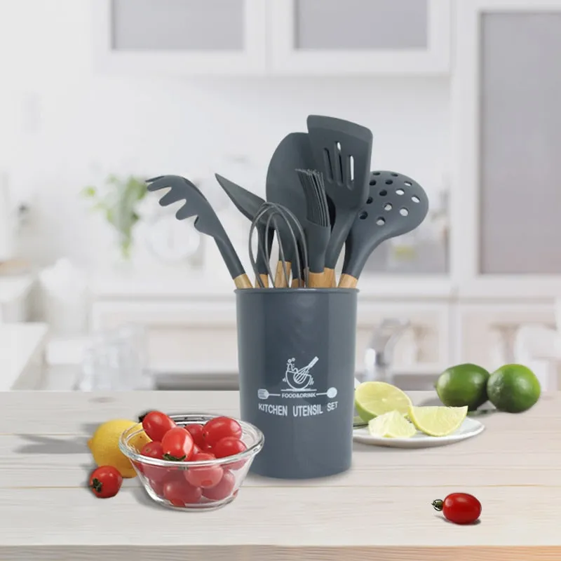 Kitchenware Cooking Utensil Set Heat Resistant Kitchen Cooking Utensil