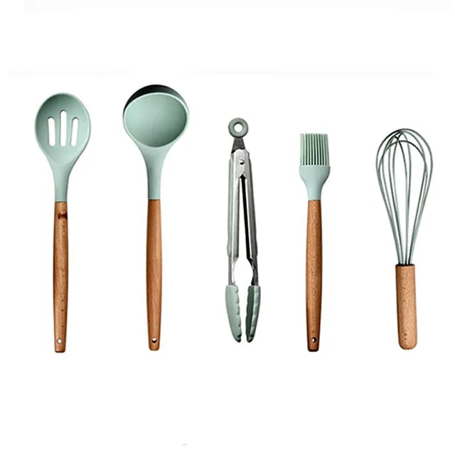 Kitchenware Cooking Utensil Set Heat Resistant Kitchen Cooking Utensil