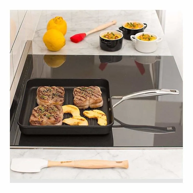 Le Creuset Toughened Non-Stick Ribbed Square Grill 28cm