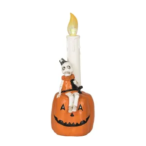 LED Jack-o-Lantern Candle Figurine