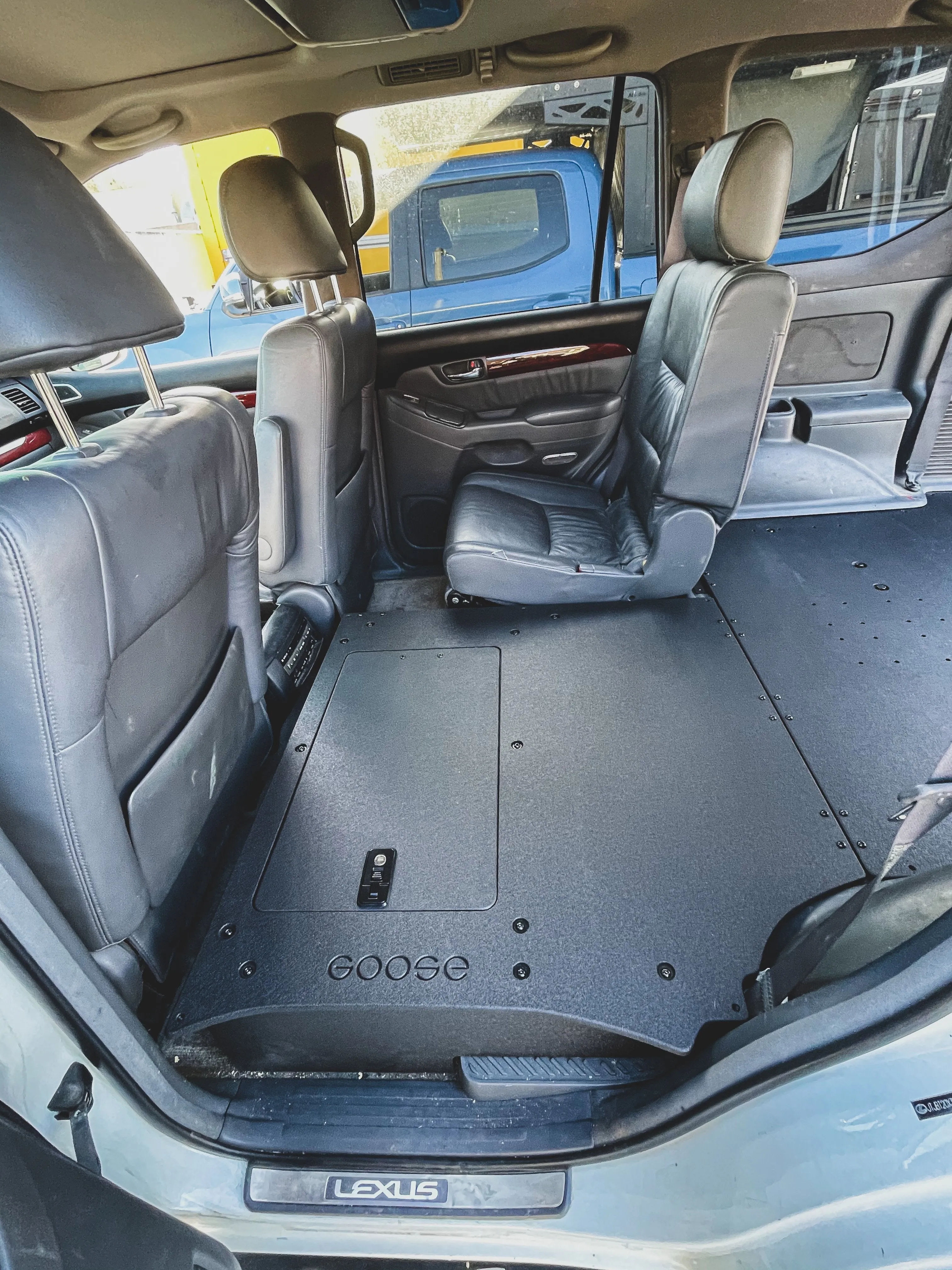 LEXUS GX470 2002-09 SECOND ROW SEAT DELETE PLATE SYSTEM