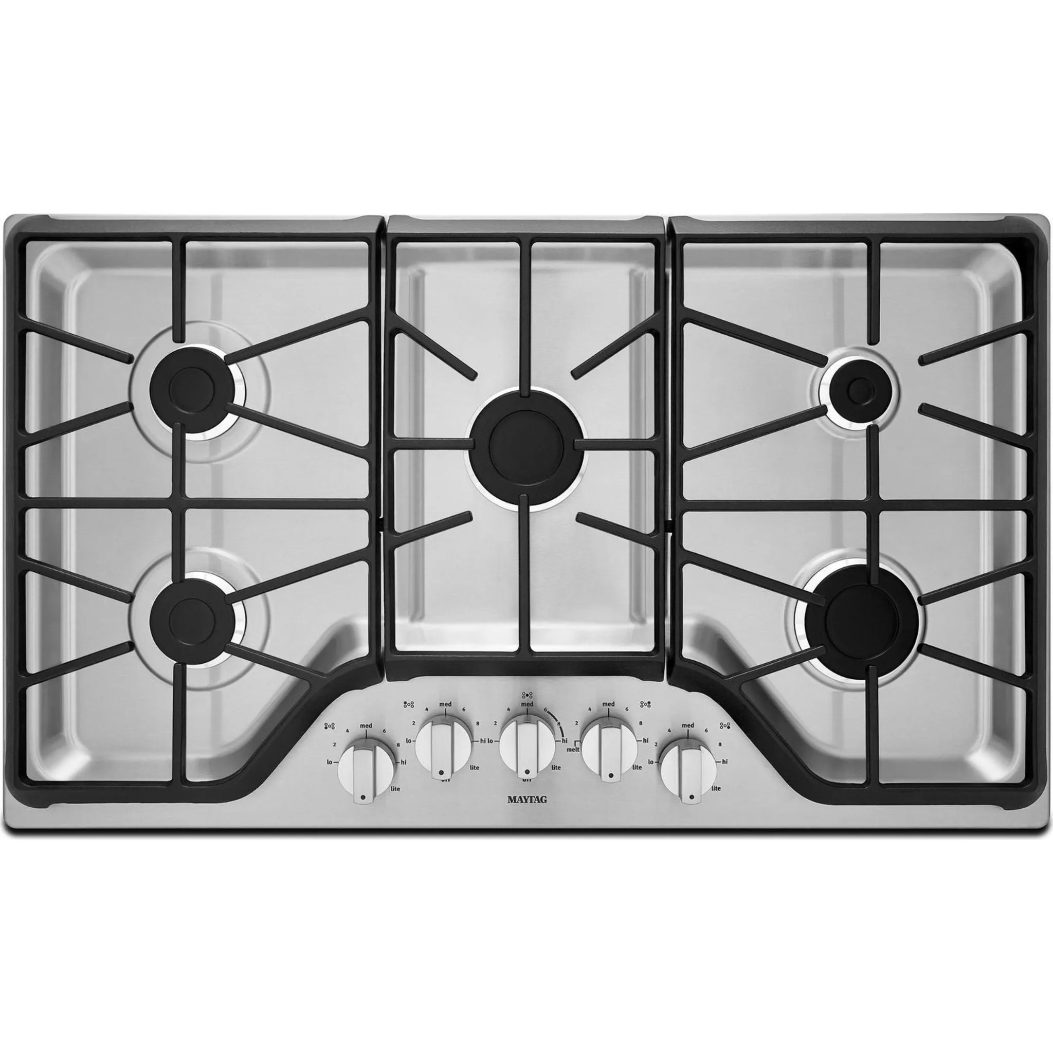 Maytag 36" 5-burner Gas Cooktop with Power Burner (MGC7536DS)